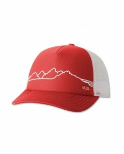 Flash Sale ⭐ Stio Teton Elevations Trucker 🔥 -Stio Sales Shop Ball Cap Hat Teton Elevations Trucker Red b85c7c27 9012 43c1 a39b f2424bcaca2d