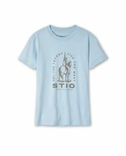 Stio Sales Shop -Stio Sales Shop K Ski The Teton Tee Light Blue
