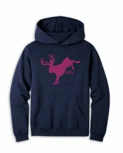 Cheapest 🌟 Stio Kids' Bucking Jackalope Hoodie 👏 -Stio Sales Shop Kids Bucking Jack Hoodie Navy
