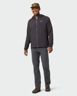 Cheap ❤️ Stio Men's Alpiner Hooded Jacket 😍 -Stio Sales Shop M Alpiner Hooded Jacket Boundary Black 1 Full