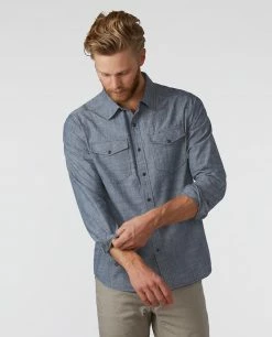 Wholesale 👏 Stio Men's Ashton Chambray 👚 Shirt - Past Season 🛒 -Stio Sales Shop M Ashton Chambray Shirt Medium Chambray 3 434d9717 8515 41dd a53b c0a37154b7dc