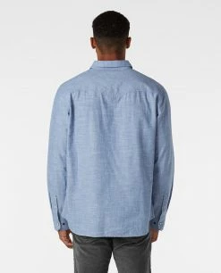 Wholesale 👏 Stio Men's Ashton Chambray 👚 Shirt - Past Season 🛒 -Stio Sales Shop M Ashton Light Chambray 2 4121e841 4adc 4dc8 809c b57b1e54f3a6