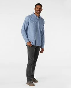 Wholesale 👏 Stio Men's Ashton Chambray 👚 Shirt - Past Season 🛒 -Stio Sales Shop M Ashton Light Chambray 3 7d2a7c13 103e 44d5 964a 9cc19a7d28ce