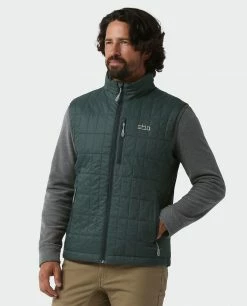 Outlet ⌛ Stio Men's Azura Insulated Vest ⭐ -Stio Sales Shop M Azura Vest Treeline Green 1