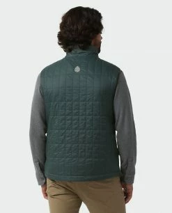 Outlet ⌛ Stio Men's Azura Insulated Vest ⭐ -Stio Sales Shop M Azura Vest Treeline Green 2