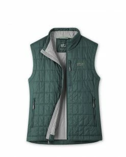 Outlet ⌛ Stio Men's Azura Insulated Vest ⭐ -Stio Sales Shop M Azura Vest Treeline Green
