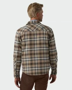 Best Sale 👍 Stio Men's Buckhorn Insulated Snap 👚 Shirt 🛒 -Stio Sales Shop M Buckhorn Insulated Snap Shirt Rodeo Dust Plaid 4