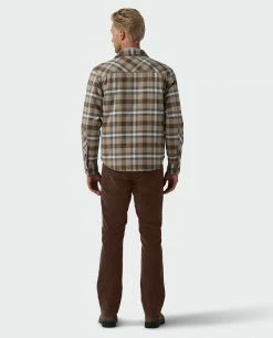 Best Sale 👍 Stio Men's Buckhorn Insulated Snap 👚 Shirt 🛒 -Stio Sales Shop M Buckhorn Insulated Snap Shirt Rodeo Dust Plaid 5
