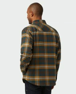 Best Sale 👍 Stio Men's Buckhorn Insulated Snap 👚 Shirt 🛒 -Stio Sales Shop M Buckhorn Insulated Snap Shirt Treeline Green Plaid 4