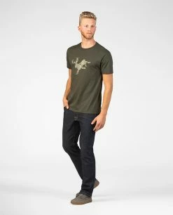 Promo 🔔 Stio Men's Bucking Jackalope Tee 😀 -Stio Sales Shop M Bucking Jackalope Tee Dark Green 1 a0470717 f217 4762 a756 42a7616f73a0
