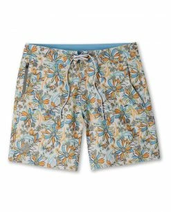 Wholesale 🧨 Stio Men's CFS Board Short - 16" 🎉 -Stio Sales Shop M CFS Board Short 16 Inches Quite Gray Floral
