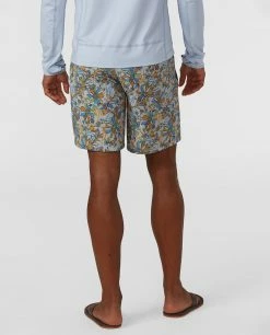 Wholesale 🧨 Stio Men's CFS Board Short - 16" 🎉 -Stio Sales Shop M CFS Board Short Quiet Gray Floral 16 3