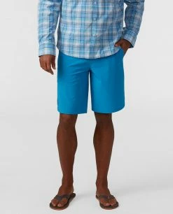 Stio Sales Shop -Stio Sales Shop M CFS Board Short Rapid Blue 19 1