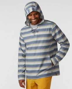 Outlet 🛒 Stio Men's CFS Sun Hoodie 🌟 -Stio Sales Shop M CFS Sun Hoodie Storm Cloud Stripe 2