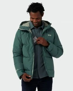 Brand new 🎁 Stio Men's Colter INFINIUM™ Down Jacket 🛒 -Stio Sales Shop M Colter Infinium Down Jacket Treeline Green 2