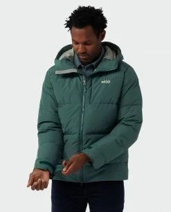 Brand new 🎁 Stio Men's Colter INFINIUM™ Down Jacket 🛒 -Stio Sales Shop M Colter Infinium Down Jacket Treeline Green 3