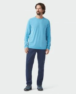 Best Pirce 🧨 Stio Men's Divide Tee LS 🌟 -Stio Sales Shop M Divide Tech Tee LS Speedy Stream 1 Full