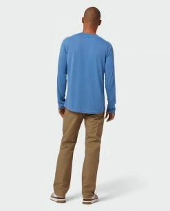 Best Pirce 🧨 Stio Men's Divide Tee LS 🌟 -Stio Sales Shop M Divide Tech Tee LS Sturdy Blue 2 Full