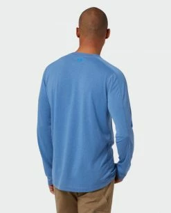 Best Pirce 🧨 Stio Men's Divide Tee LS 🌟 -Stio Sales Shop M Divide Tech Tee LS Sturdy Blue 4 Top