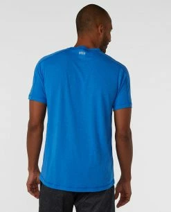 Outlet 🧨 Stio Men's Divide Tee SS 😉 -Stio Sales Shop M Divide Tee SS Blue Jolt 2