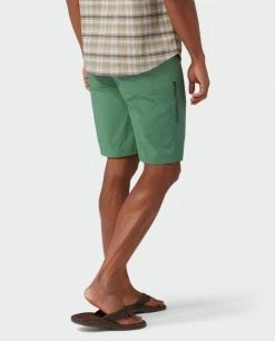 Hot Sale ❤️ Stio Men's Cut Bank Short 😍 -Stio Sales Shop M Drift Short Forest Canopy 4 Bottom