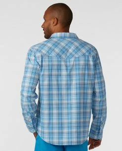 Best deal 🌟 Stio Men's Eddy Drift 👕 Shirt LS 🥰 -Stio Sales Shop M Eddy Drift Shirt LS Lakeside Plaid 4