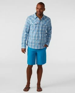 Best deal 🌟 Stio Men's Eddy Drift 👕 Shirt LS 🥰 -Stio Sales Shop M Eddy Drift Shirt LS Lakeside Plaid 5