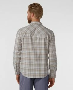 Best deal 🌟 Stio Men's Eddy Drift 👕 Shirt LS 🥰 -Stio Sales Shop M Eddy Drift Shirt LS Pebble Plaid 2