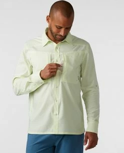 Top 10 🌟 Stio Men's Eddy Guide 👚 Shirt LS 🥰 -Stio Sales Shop M Eddy Guide Shirt Honey Dew 3