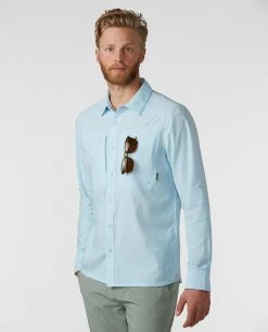 Top 10 🌟 Stio Men's Eddy Guide 👚 Shirt LS 🥰 -Stio Sales Shop M Eddy Guide Shirt Misty Cloud 4