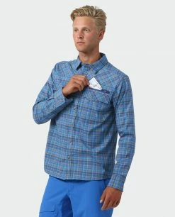 Hot Sale 🛒 Stio Men's Eddy Slope 👕 Shirt ✔️ -Stio Sales Shop M Eddy Slope Shirt Alpine Lake Plaid 2