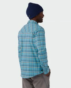 Hot Sale 🛒 Stio Men's Eddy Slope 👕 Shirt ✔️ -Stio Sales Shop M Eddy Slope Shirt Dusty Denim 4