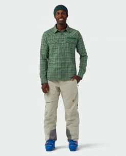 Hot Sale 🛒 Stio Men's Eddy Slope 👕 Shirt ✔️ -Stio Sales Shop M Eddy Slope Shirt LS Thicket Plaid 5