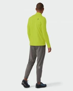 Promo 🔔 Stio Men's Fremont Stretch Fleece Half Zip ❤️ -Stio Sales Shop M Fremont Stretch Fleece Half Zip Lime Zest 2 Full