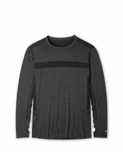 Deals 🌟 Stio Men's Basis® Seamless Tech Crew 🌟 -Stio Sales Shop M Full Range Seamless Crew Boundary Black Heather