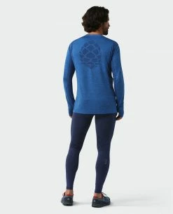 Deals 🌟 Stio Men's Basis® Seamless Tech Crew 🌟 -Stio Sales Shop M Full Range Seamless Crew LS Alpine Lake Heather 5