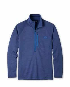 Hot Sale 👏 Stio Men's Gannett Peak Fleece Half Zip 🎉 -Stio Sales Shop M Gannett Peak Half Zip Confluence