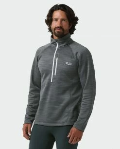 Hot Sale 👏 Stio Men's Gannett Peak Fleece Half Zip 🎉 -Stio Sales Shop M Gannett Peak Half Zip Cool Charcoal 1