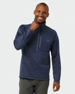 Hot Sale 👏 Stio Men's Gannett Peak Fleece Half Zip 🎉 -Stio Sales Shop M Gannett Peak Half Zip Mountain Shadow 1 15658127 c48a 45ff b257 624571709c8d