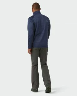 Hot Sale 👏 Stio Men's Gannett Peak Fleece Half Zip 🎉 -Stio Sales Shop M Gannett Peak Half Zip Mountain Shadow 5