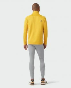 Hot Sale 👏 Stio Men's Gannett Peak Fleece Half Zip 🎉 -Stio Sales Shop M Gannett Peak Half Zip Pollen 2 Full