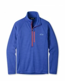 Hot Sale 👏 Stio Men's Gannett Peak Fleece Half Zip 🎉 -Stio Sales Shop M Gannett Peak Half Zip Skyline