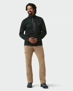 Hot Sale 👏 Stio Men's Gannett Peak Fleece Half Zip 🎉 -Stio Sales Shop M Gannett Peak Half Zip Tap Shoe 3