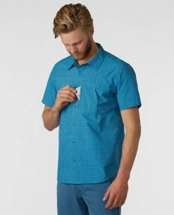 Cheap 🤩 Stio Men's Hagen Trail 👚 Shirt 🌟 -Stio Sales Shop M Hagen Trail Shirt River Shimmer Plaid 2