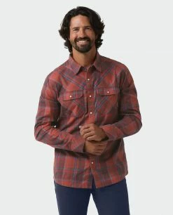 Best Sale 🎉 Stio Men's Hayden 👚 Shirt ✔️ -Stio Sales Shop M Hayden Shirt Roasted Beet Plaid 2