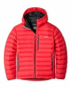 Buy 🎁 Stio Men's Hometown Down Hooded Jacket 🛒 -Stio Sales Shop M Hometown Down Hooded Jacket Risk Red