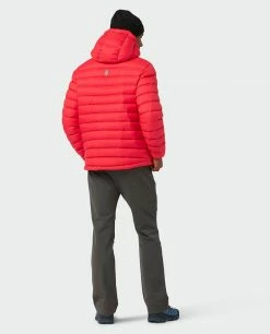 Buy 🎁 Stio Men's Hometown Down Hooded Jacket 🛒 -Stio Sales Shop M Hometown Down Hooded Jacket Risk Red 5