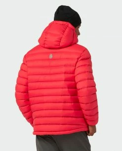 Buy 🎁 Stio Men's Hometown Down Hooded Jacket 🛒 -Stio Sales Shop M Hometown Down Hooded Jacket Risk Red 6