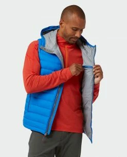 Cheapest ⌛ Stio Men's Hometown Down Hooded Vest 🤩 -Stio Sales Shop M Hometown Down Hooded Vest Alpine Lake 2