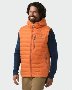 Cheapest ⌛ Stio Men's Hometown Down Hooded Vest 🤩 -Stio Sales Shop M Hometown Down Hooded Vest Burnt Orange 1